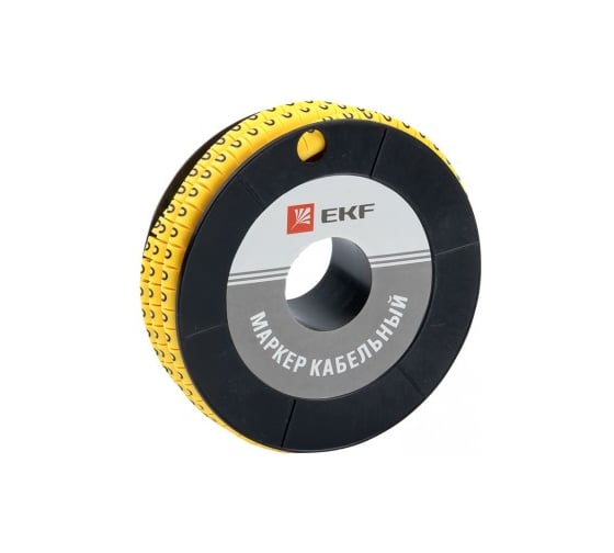 Изображение товара Кабельный маркер EKF 6.0кв.мм, 0, 500 ед, ЕС-3 plc-KM-6-0