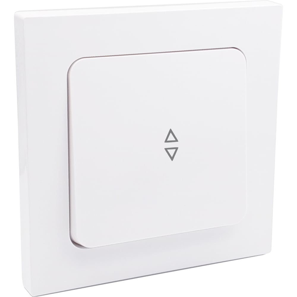 Изображение товара Проходной выключатель серии АСТРУМ 1-клавишный белый скрытая установка