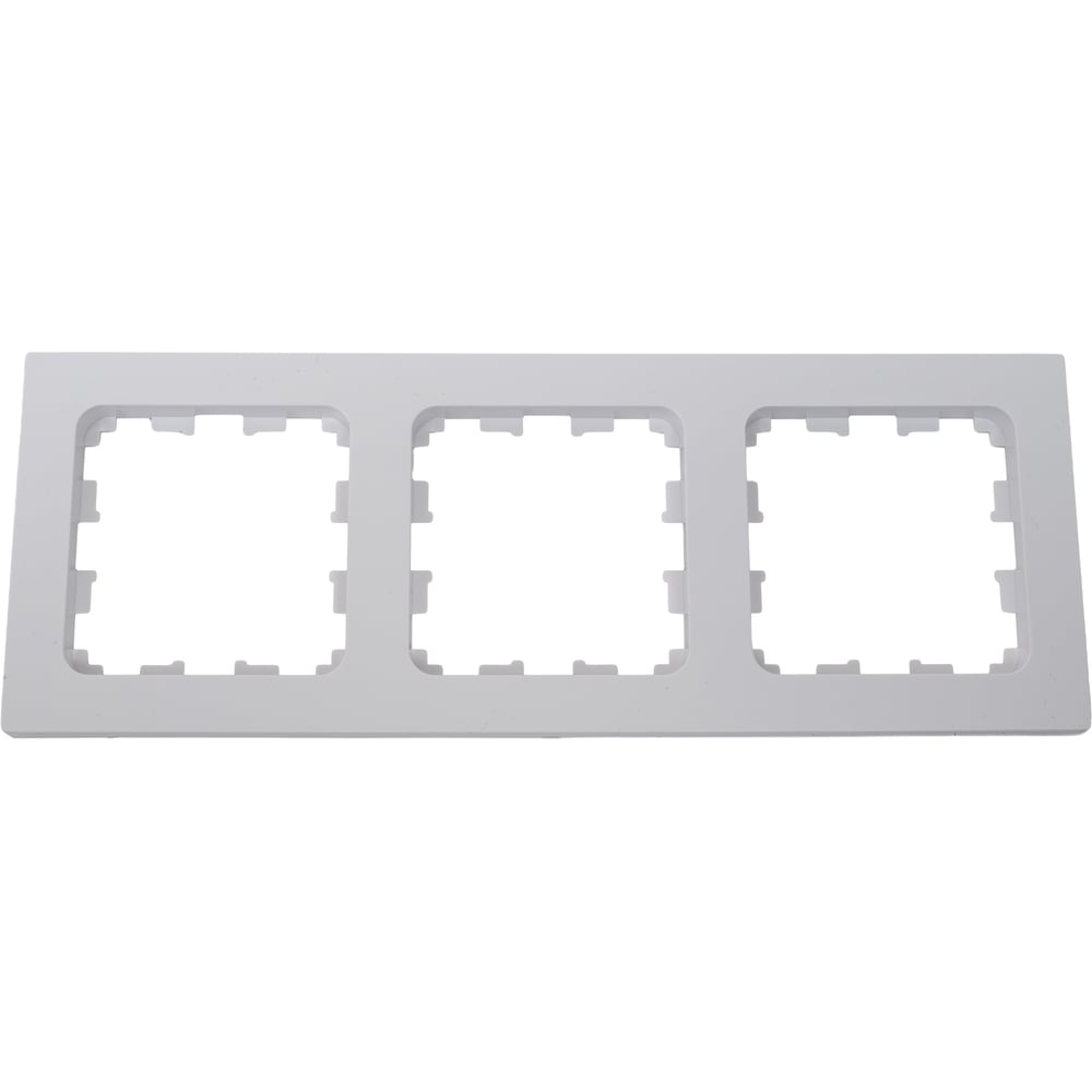 Изображение товара 3-местная рамка АСТРУМ серии ЮЛИГ 735212 573 белый цена 65 рублей