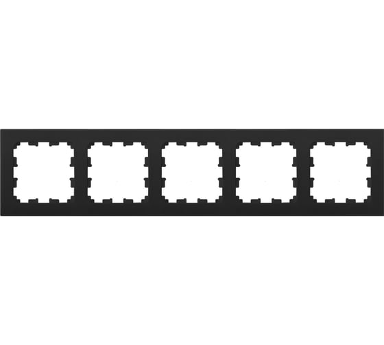 Изображение товара 5-местная рамка Bylectrica серия АСТРУМ, карбон ЮЛИГ.735212.575 карбон
