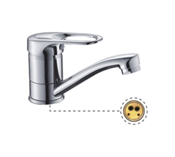 Изображение товара Смеситель для кухни Potato с коротким изливом P4525