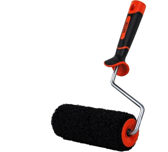 Изображение товара Валик для нанесения шпаклевки DECOR 180 мм, d 50 мм, бюгель 8 мм, ворс 10 мм 550-9180 11613237