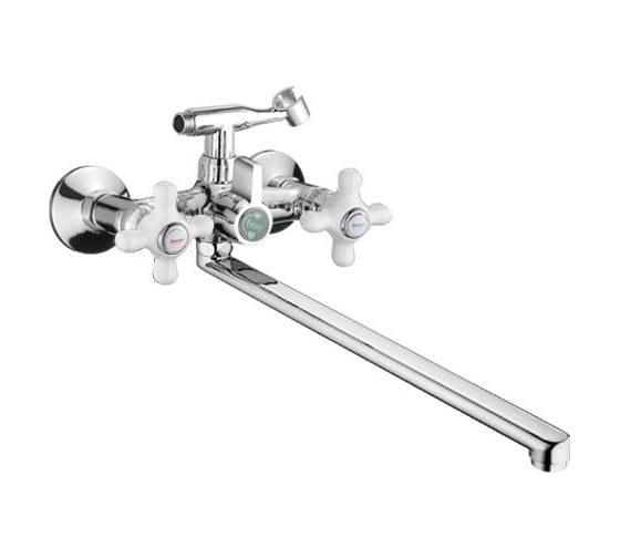 Изображение товара Универсальный смеситель Potato с изливом 40 см, плоский, с шар. переключателем P2363