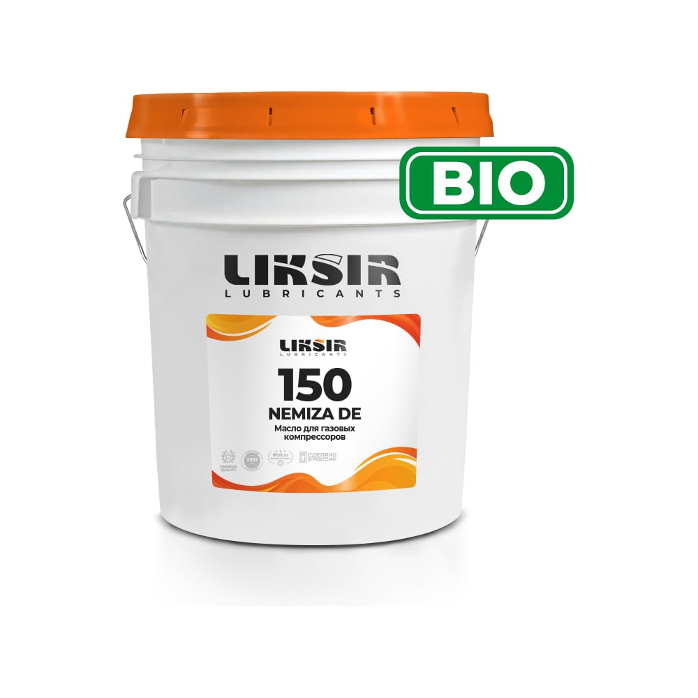 Изображение товара Компрессорное масло на основе синтетических диэфиров Nemiza DE 150, 20 л LIKSIR 201607