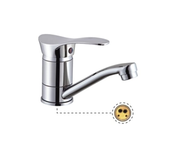 Изображение товара Смеситель для кухни Potato с коротким изливом P4501