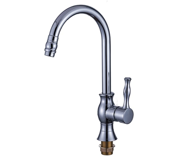 Изображение товара Однорычажный смеситель Potato для мойки Хром P4088