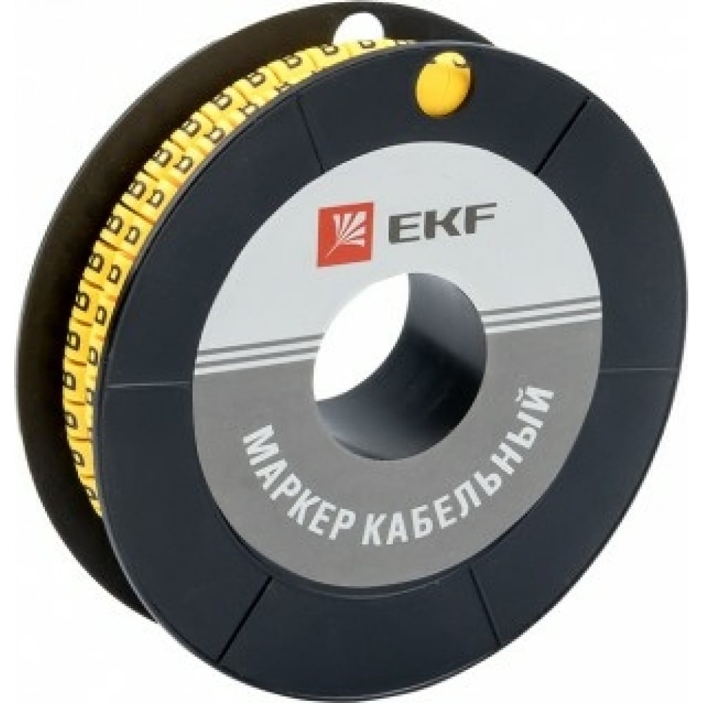 Кабельный маркер ekf 6, 0 мм2, b, 350 шт, ес-3, proxima sq plc-km-6-b  - купить со скидкой
