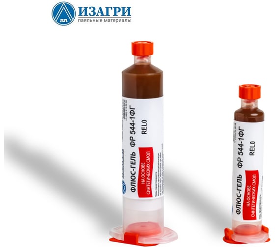 Изображение товара Флюс-гель ИЗАГРИ ФР 544-1ФГ REL0, шприц 30 мл НФ-00001655