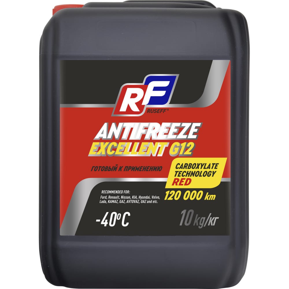 Антифриз RUSEFF 17362n ruseff антифриз antifreeze excellent g12 5кг