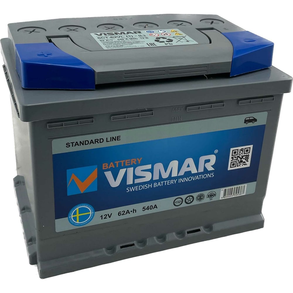 Аккумуляторная батарея VISMAR аккумуляторная батарея delta ст1214 ytx14 bs ytx14h bs ytx16 bs yb16b a 12 в 14 ач прямая