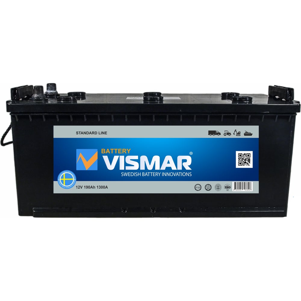Аккумуляторная батарея VISMAR аккумуляторная батарея delta ст1214 ytx14 bs ytx14h bs ytx16 bs yb16b a 12 в 14 ач прямая