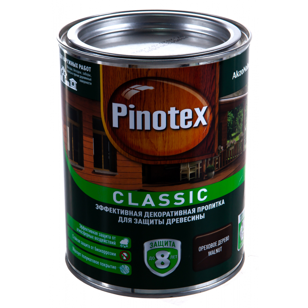 фото Антисептик pinotex classic nw орех 1л 5195429