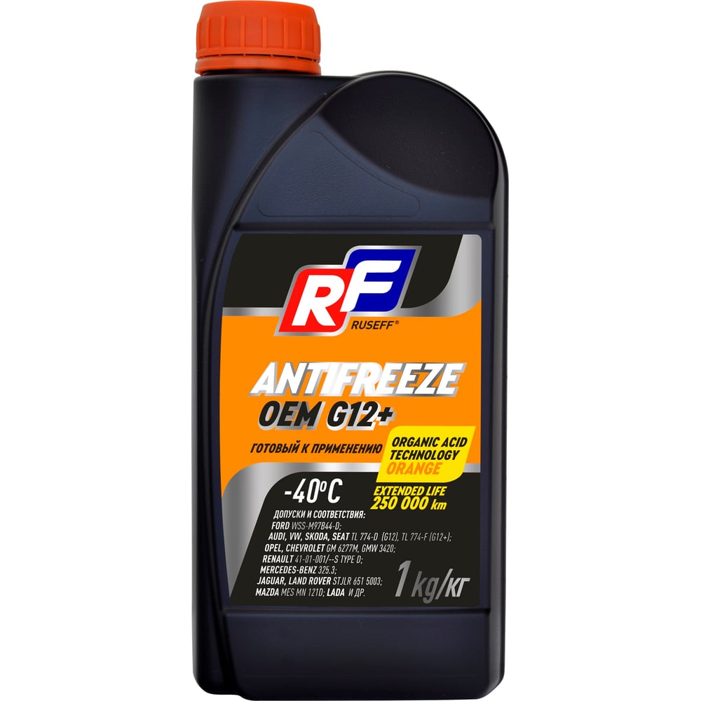 фото Антифриз antifreeze oem g12+ 40 ruseff 1 кг 17235n