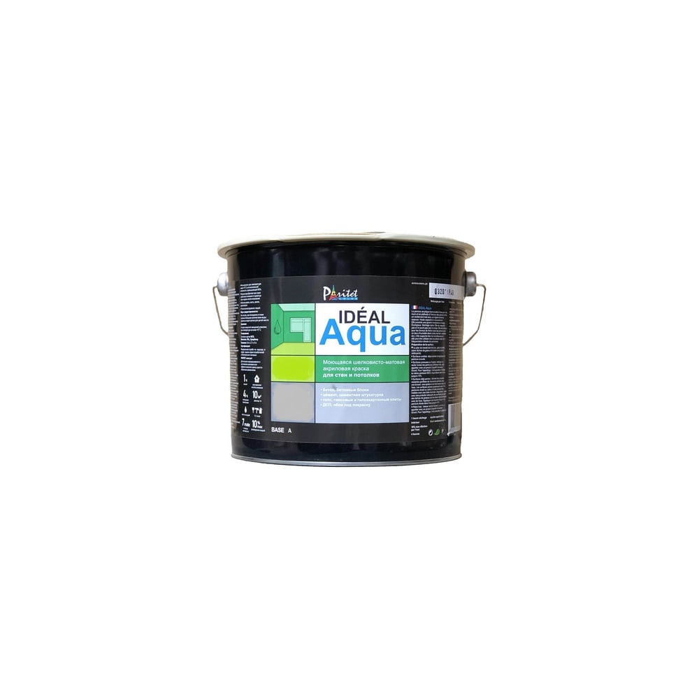 фото Краска для стен и потолков paritet color ideal aqua base a 0,9l pa10001