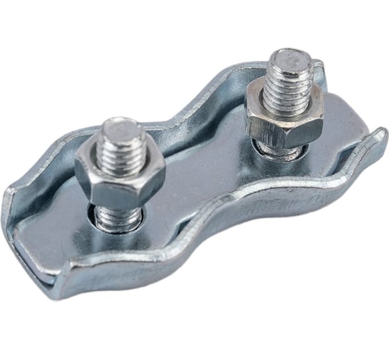 Изображение товара Канатный двойной зажим КРЕП-КОМП Duplex 4мм 50шт зд4ф