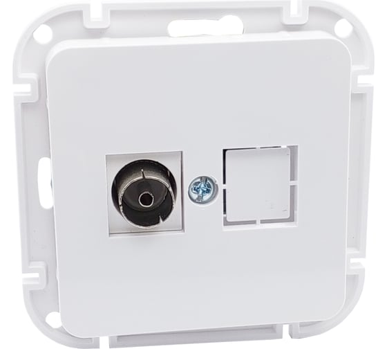 Изображение товара Механизм розетки ТВ Bylectrica серия АСТРУМ, белый ТР-6541