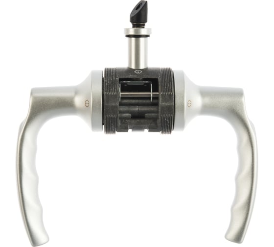 Изображение товара Замок с ручкой HOPPE HCS A1530 Atlanta F1-2 серебристый, без фальца, A=35-45mm, backset 60мм 65430