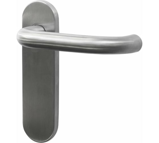 Изображение товара Гарнитур DOORLOCK DL 038KP/F UG U-form Rt нерж. сталь, на короткой накладке без отверстия, шпиндель 9мм 73330