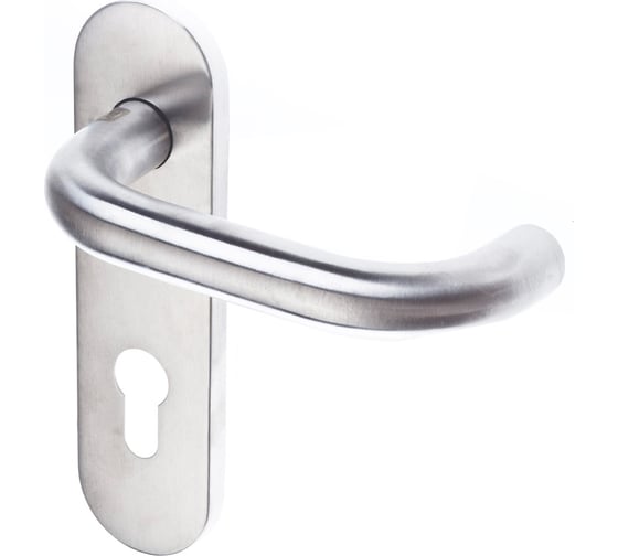 Изображение товара Гарнитур DOORLOCK DL 038KP/F-S9 PZ72 U-form Rt нерж. сталь, на короткой накладке, шпиндель 9мм 73314