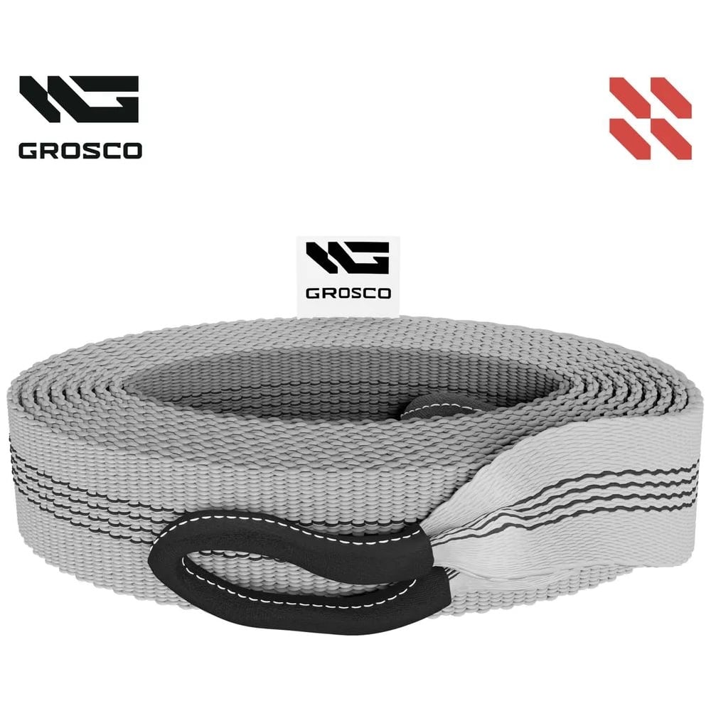 Изображение товара Динамическая стропа Grosco 10т 20м петля-петля для буксировки авто