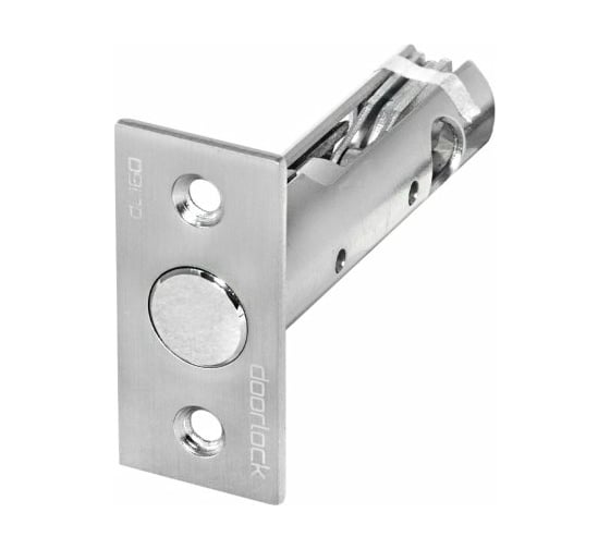 Изображение товара Дверная задвижка DOORLOCK DL160/8/67 SN матовый никель, бэксет 67мм, шпиндель 8x8мм 75333