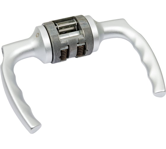 Изображение товара Замок с ручкой HOPPE HCS A1530 Atlanta SK/OL WC F1-2 серебристый, без фальца, A=35-45mm, backset 60мм 65431