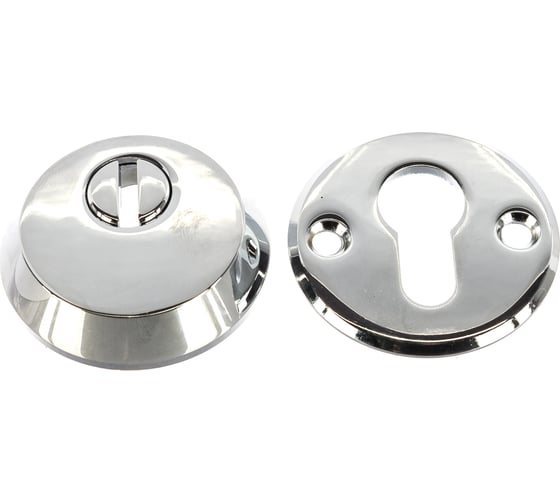 Изображение товара Накладная декоративная броненакладка DOORLOCK DL DEF5512 CP полированный хром, А=53-82мм 73372