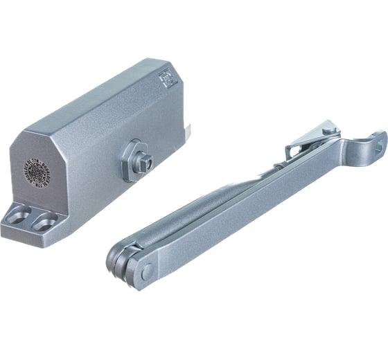 Изображение товара Доводчик DOORLOCK DL77N size 4/5 серебристый, крепежные размеры 162-168мм х 19мм 75540