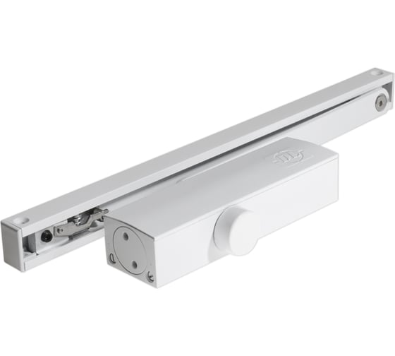 Изображение товара Доводчик DOORLOCK DL100S size 3 со скользящей тягой, белый, с функцией Hold Open 75514