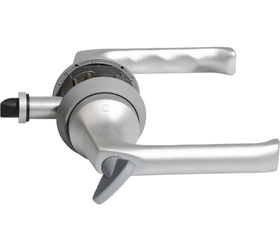 Изображение товара Замок с ручкой HOPPE HCS A113S London RGSK/OL WC F1-2 сереб, с индикатором, без фальца, A=35-43mm, backset 60мм, кольцо 62мм 65401