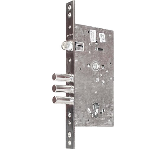 Изображение товара Корпус цилиндрового замка DOORLOCK DL9252С/60/85мм, хромиров. фронт. планка 28х300мм, реверсивный, диам. ригеля 16мм 75336