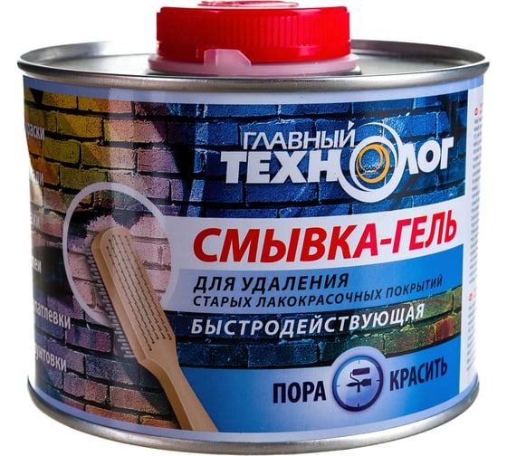 Изображение товара Смывка-гель для лакокрасочных покрытий НОВБЫТХИМ 0.6 кг 1345