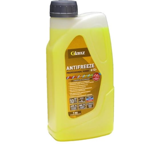 Изображение товара Антифриз (желтый; 1 кг) Carboxylate G-12+ PRO Glanz GL013