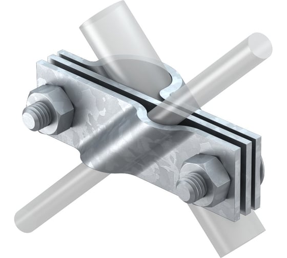 Изображение товара Соединитель OBO Bettermann стержня заземления и проволоки, горячий цинк 5001641