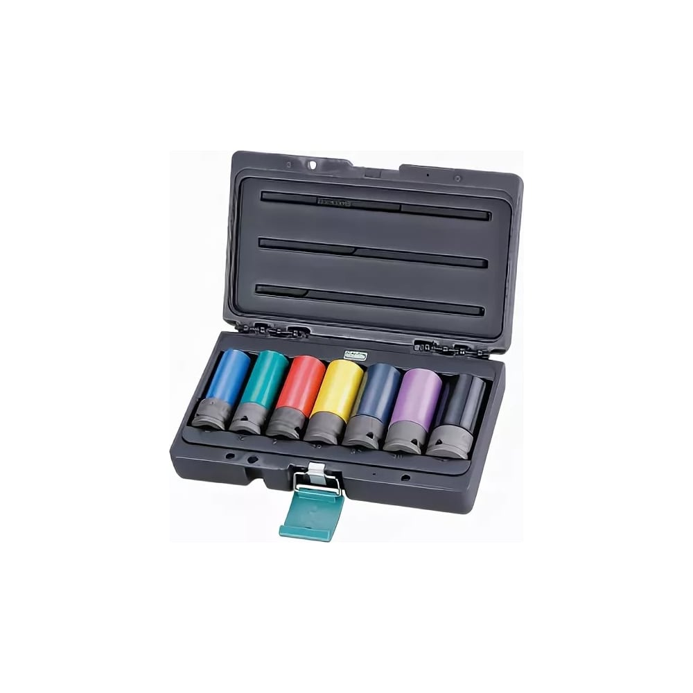 Изображение товара Набор ударных глубоких головок AIST 7 шт 1/2 дюйма для авто и техники