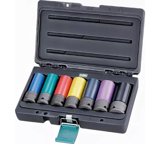 Изображение товара Набор головок ударных глубоких (7 шт; 1/2) AIST 4508107 00-00020032