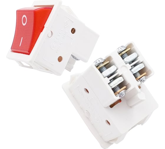 Изображение товара Выключатель AY-KA 16А (для электро приборов), белый 7714400