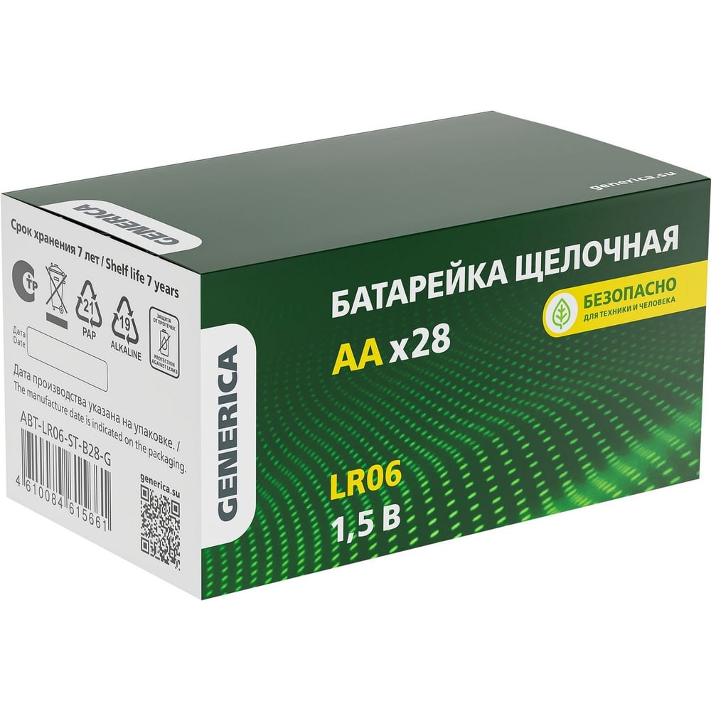 Щелочная батарейка GENERICA generica 40 wkp20 16 04 40 g 40