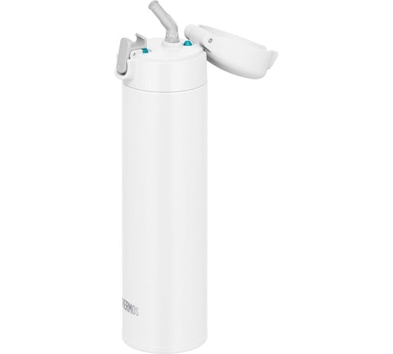 Изображение товара Термокружка THERMOS FJM-450 WH 0.45 литра, с трубочкой, белая 562531