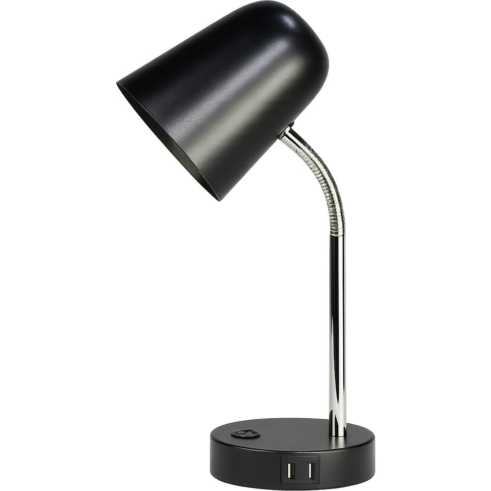 Изображение товара Настольный декоративный светильник Фарлайт modern office с USB черный E14