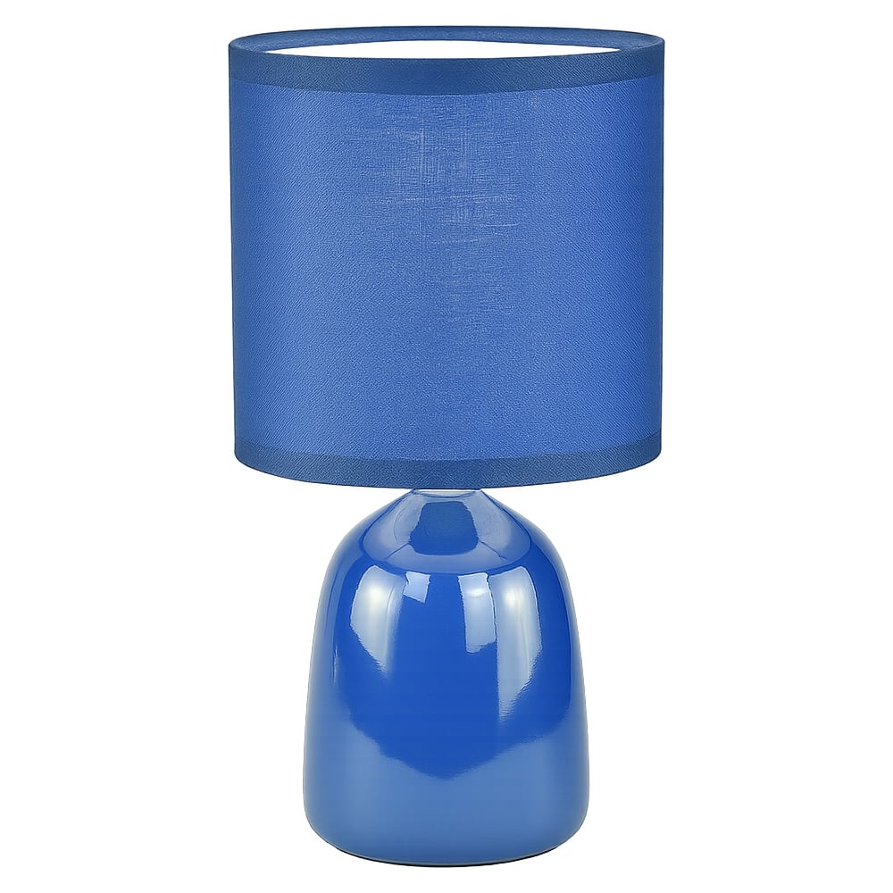 Изображение товара Настольный декоративный светильник Фарлайт капля синий е14 для интерьера