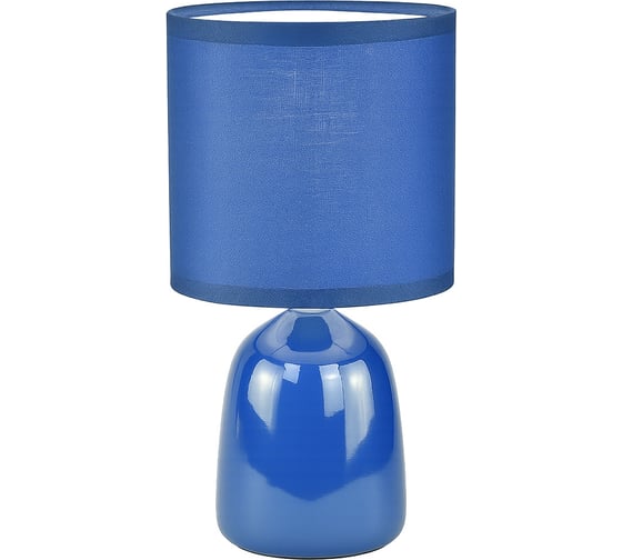 Изображение товара Настольный декоративный светильник Фарлайт "капля" синий е14 FAR002311