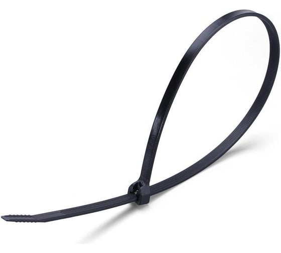 Изображение товара Нейлоновые стяжки Fortisflex КСЗ 5x250 мм, черный, 100 шт. 90333