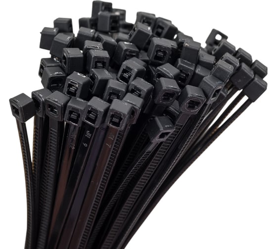 Изображение товара Нейлоновые стяжки Fortisflex НСС EasyFix 3x250 мм, черный, 100 шт. 89922