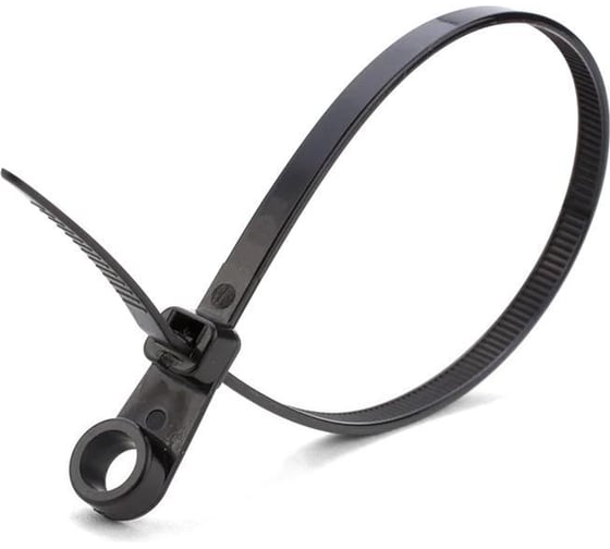 Изображение товара Нейлоновая стяжка Fortisflex КСО 5x300 мм, черный, 100 шт. 90335