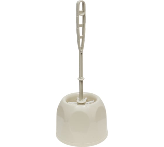 Изображение товара Ерш для унитаза с подставкой IDEA Блеск мраморный/белый, ротанг М 5010 601318