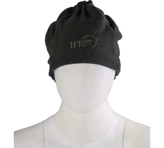 Изображение товара Шапка-шарф Ifrit Mind флис, черный, без размера Ш-008 4680025257366