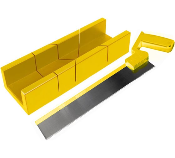 Изображение товара Стусло USP с ножовкой, 297мм*65мм, прямоугольное, желтое 41232