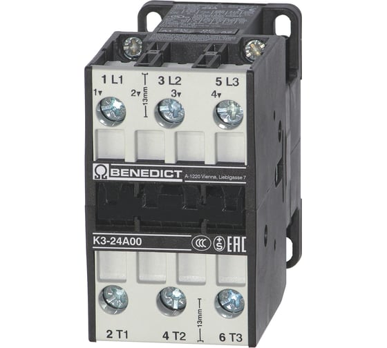 Изображение товара Контактор трехполюсный Benedict K3-24A00 230 PN38315