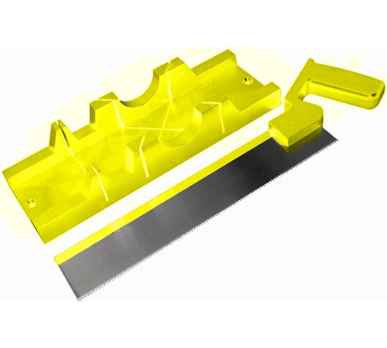 Изображение товара Стусло USP с ножовкой, 299мм*65мм фигурное, желтое 41242
